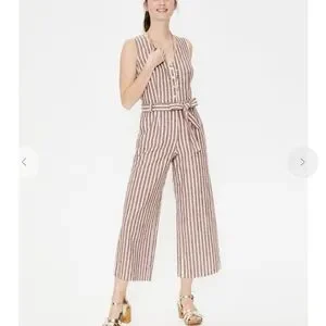 Boden Striped Jumpsuit